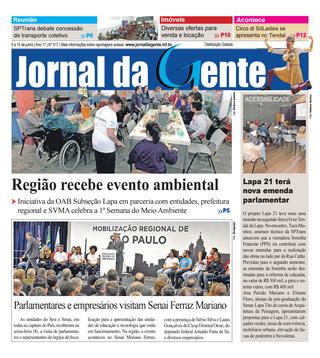 Jornal da Gente – Edição 817 – 9 a 15 de junho de 2018