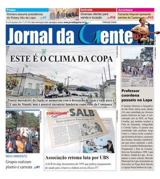 Jornal da Gente – Edição 818 – 16 a 22 de junho de 2018