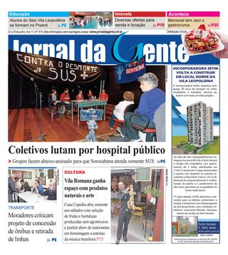 Jornal da Gente – Edição 819 – 23 a 29 de junho de 2018