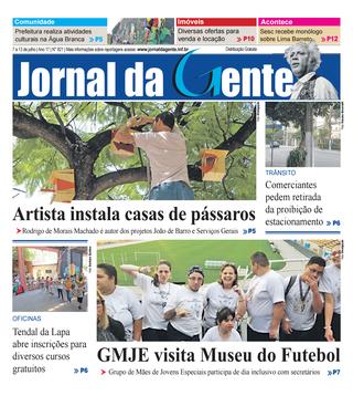 Jornal da Gente – Edição 821 – 7 a 10 de julho de 2018