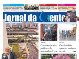 Jornal da Gente – Edição 825 – 4 a 10 de agosto de 2018