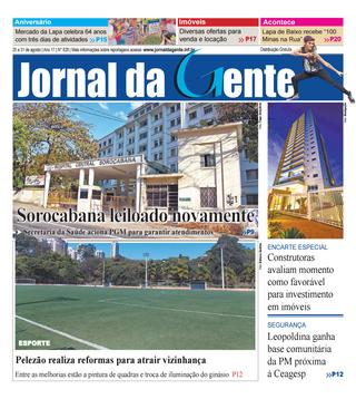 Jornal da Gente – Edição 828 – 25 a 31 de agosto de 2018