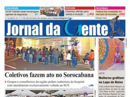 Jornal da Gente – Edição 829 – 1 a 7 de setembro de 2018