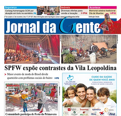 Jornal da Gente – Edição 837 – 27 de outubro a 2 de novembro de 2018