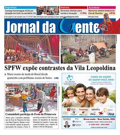 Jornal da Gente – Edição 837 – 27 de outubro a 2 de novembro de 2018