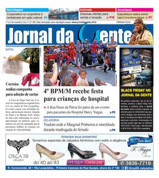 Jornal da Gente – Edição 840 – 17 a 23 de novembro de 2018