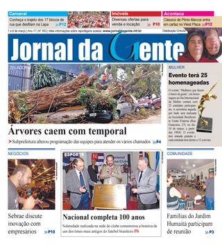 Jornal da Gente – Edição 853 – 1 a 8 de março de 2019