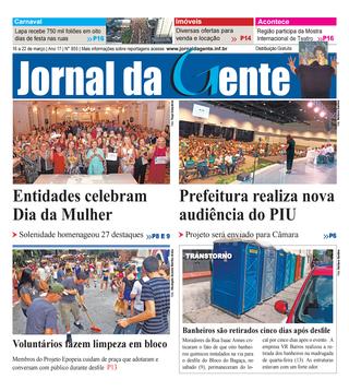 Jornal da Gente – Edição 855 – 16 a 22 de março de 2019