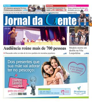 Jornal da Gente – Edição 862 – 4 a 10 de maio de 2019
