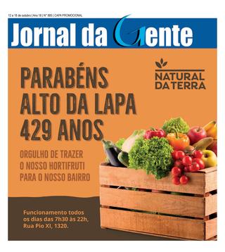 Jornal da Gente – Edição 885 – 12 a 18 de outubro de 2019