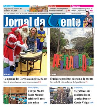 Jornal da Gente – Edição 890 – 16 a 22 de novembro de 2019