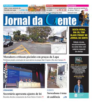 Jornal da Gente – Edição 891 – 23 a 28 de novembro de 2019