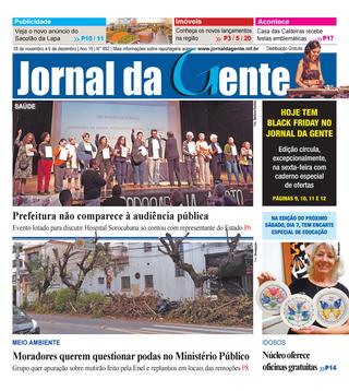 Jornal da Gente – Edição 892 – 29 de novembro a 6 de dezembro de 2019