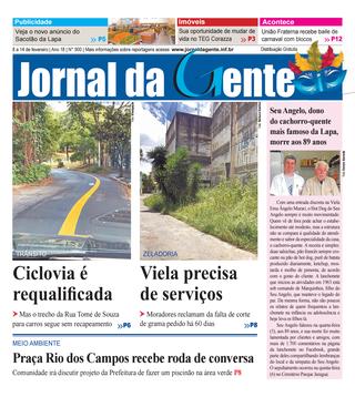 Jornal da Gente – Edição 900 – 8 a 14 de fevereiro de 2020