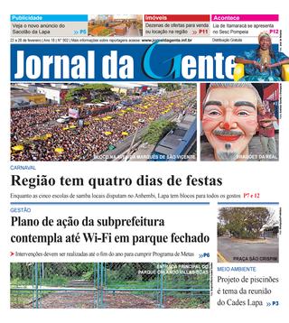 Jornal da Gente – Edição 902 – 22 a 28 de fevereiro de 2019