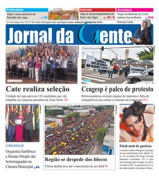 Jornal da Gente – Edição 904 – 7 a 13 de março de 2020