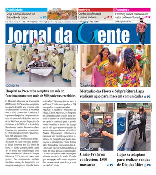 Jornal da Gente – Edição 913 – 9 a 15 de maio de 2020