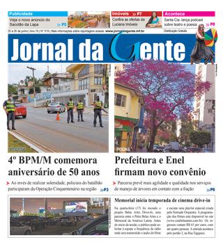 Jornal da Gente – Edição 919 – 20 a 26 de junho de 2020