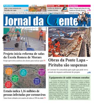 Jornal da Gente – Edição 920 – 27 de junho a 3 de julho de 2020