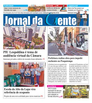 Jornal da Gente – Edição 923 – 18 a 24 de julho de 2020