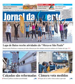 Jornal da Gente – Edição 926 – 8 a 14 de agosto de 2020