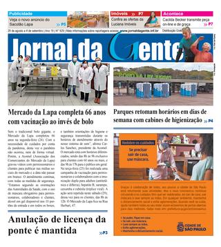 Jornal da Gente – Edição 929 – 29 de agosto a 4 de setembro de 2020