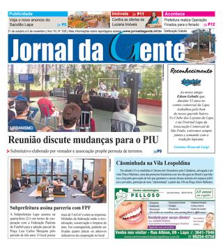 Jornal da Gente – Edição 938 – 31 de outubro a 6 de novembro de 2020