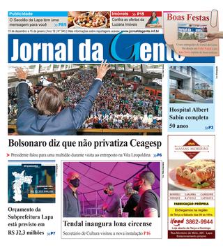 Jornal da Gente – Edição 945 – 19 de dezembro de 2020 a 15 de janeiro de 2021