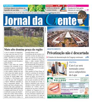 Jornal da Gente – Edição 951 – 20 a 28 de fevereiro de 2021