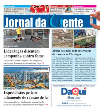 Jornal da Gente – Edição 958 – 10 de abril de 2021