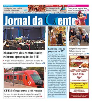 Jornal da Gente – Edição 991 – 27 de novembro a 3 de dezembro de 2021