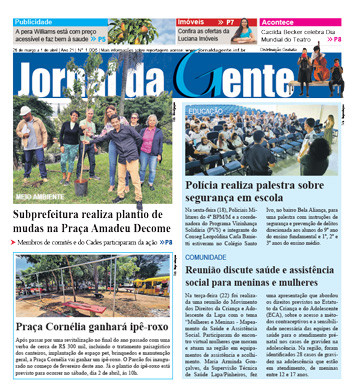 Jornal da Gente – Edição 1006 – 26 de março a 1 de abril de 2022