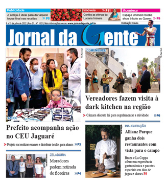 Jornal da Gente – Edição 1021 – 9 a 15 de julho de 2022