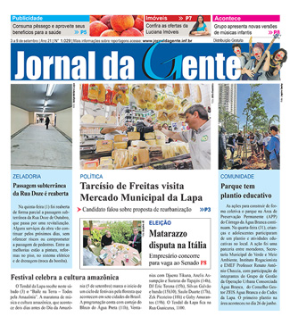 Jornal da Gente  – Edição 1029 – 3 a 9 de setembro de 2022