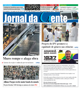 Jornal da Gente – Edição 1033 – 30 de setembro a 7 de outubro de 2022