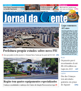 Jornal da Gente – Edição 1034 – 8 a 14 de outubro de 2022