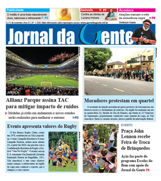 Jornal da Gente – Edição 1038 – 5 a 11 de novembro de 2022