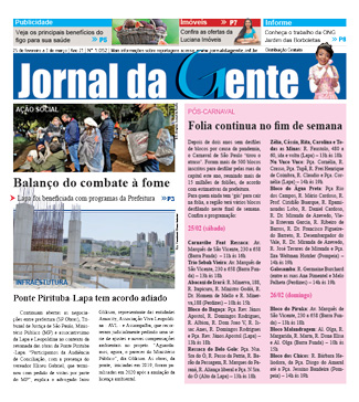 Jornal da Gente – Edição 1052 – 25 de fevereiro a 3 de março de 2023