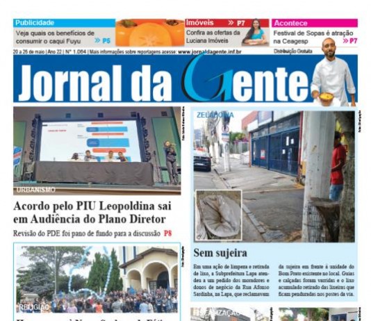 Jornal da Gente – Edição 1064 – 20 a 26 de maio de 2023