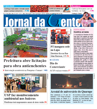 Jornal da Gente – Edição 1071 – 8 a 14 de julho de 2023
