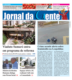 Jornal da Gente – Edição 1075 – 5 a 11 de agosto de 2023