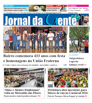 Jornal da Gente – Edição 1085 – 14 a 20 de outubro de 2023