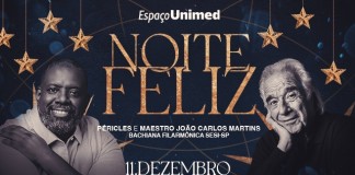 Musical “Noite Feliz”, no Espaço Unimed, tem participação do cantor Péricles e do maestro João Carlos Martins