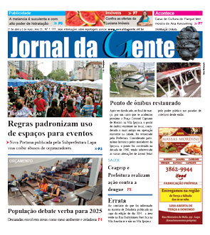 Jornal da Gente – Edição 1111 – 27 de abril a 3 de maio de 2024
