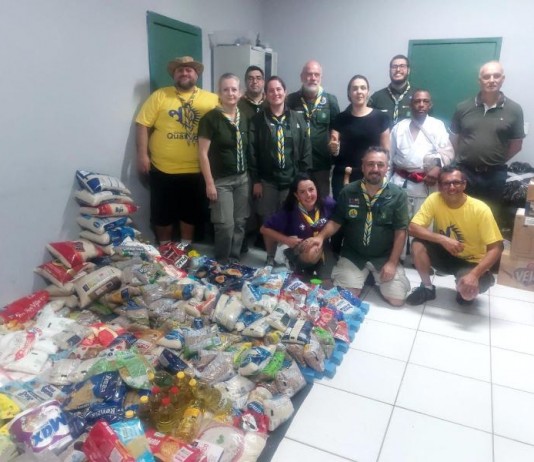 Clube Pelezão e escoteiros Quarupe organizam doações para o RS