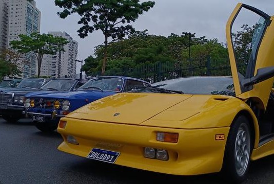 Parque Jardim das Perdizes recebe evento de carros antigos