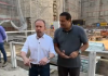 Vereador Fábio Riva e secretário Zamarco visitam obras na região