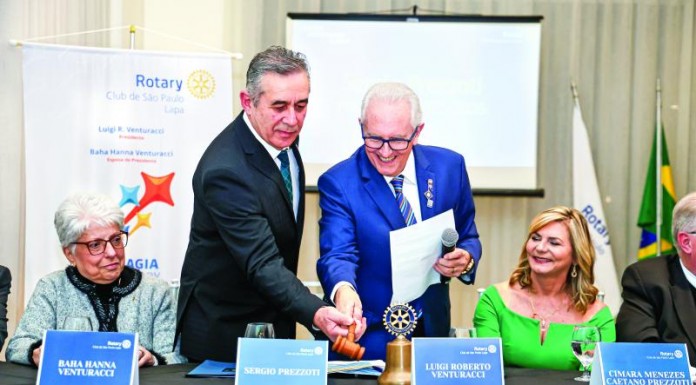 Sergio Prezzoti é o novo presidente do Rotary Lapa