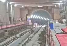 Estação Perdizes, a mais adiantada da Linha 6 do Metrô, recebe trilhos