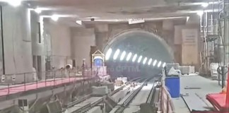Estação Perdizes, a mais adiantada da Linha 6 do Metrô, recebe trilhos